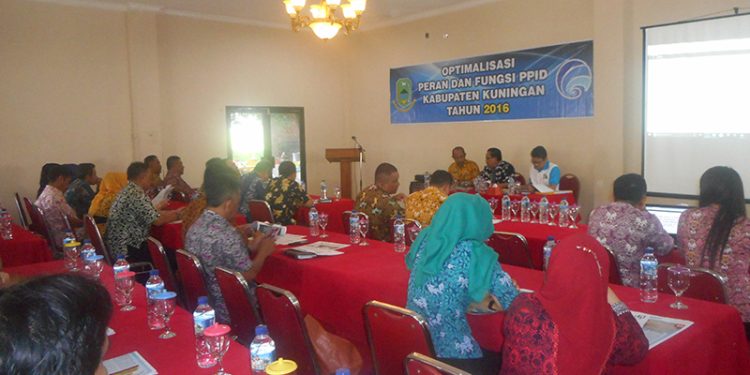 Tingkatkan Peran dan Fungsi PPID, Diskominfo Kab.Kuningan Gelar Sosialisasi