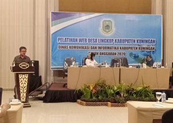 Diskominfo Kabupaten Kuningan Berikan Pelatihan Pengelolaan Website Desa