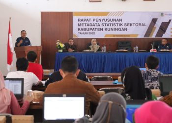 Diskominfo Kabupaten Kuningan Gelar Rapat Penyusunan Metadata Statistik Sektor Kabupaten Kuningan Tahun 2022