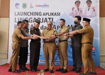 Wujudkan SPBE Terpadu, Bupati Kuningan Launching 3 Aplikasi