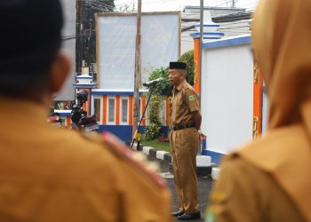Apel Selasa Pagi: Kepala Diskominfo Kuningan Tegaskan Kedisiplinan dan Pentingnya Jaga Kesehatan